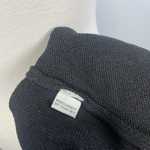 Vintage St. John Basics Santana Knit Sweater Short Sleeve Crew Neck Black Medium - Picture 9 of 9